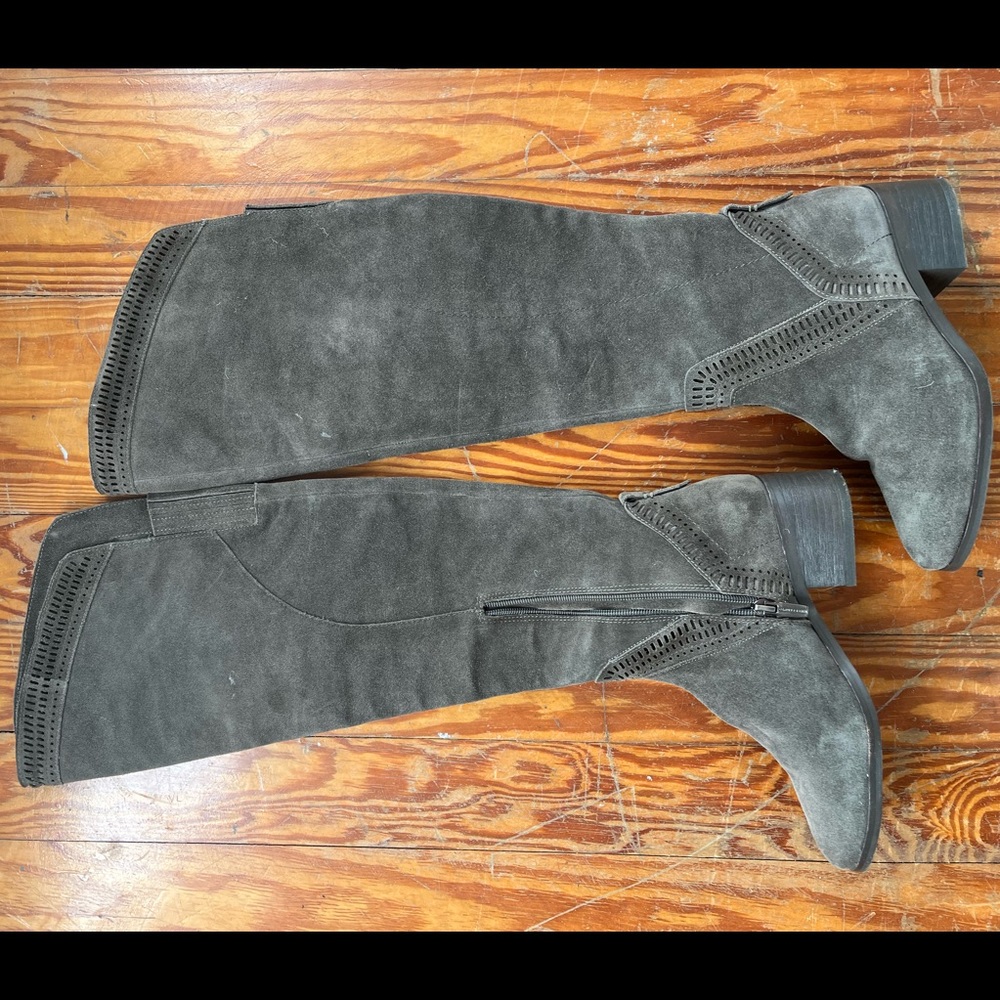Vince Camuto Karinda Suede Over the Knee Boots - Picture 2 of 3